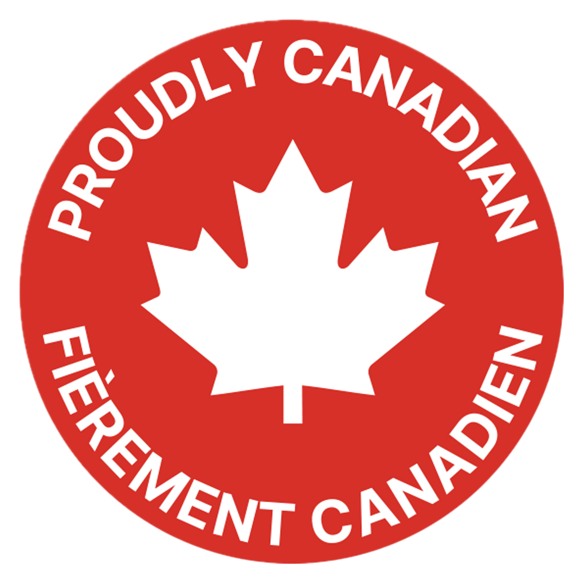 Proudly Canadian badge