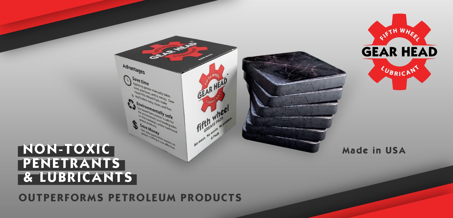 Gear Head Lube packaging